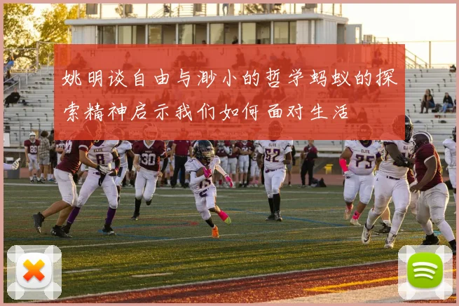 姚明谈自由与渺小的哲学蚂蚁的探索精神启示我们如何面对生活